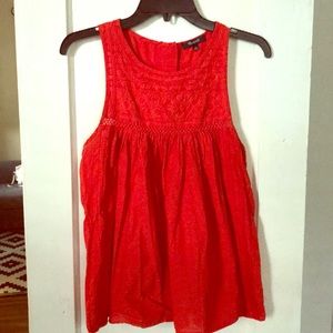 Sleeveless Embroidered Top By Madewell